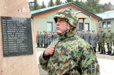 Members of the Serbian Armed Forces marked the Remembrance Day