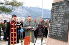 Members of the Serbian Armed Forces marked the Remembrance Day