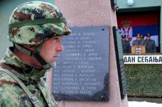 Members of the Serbian Armed Forces marked the Remembrance Day