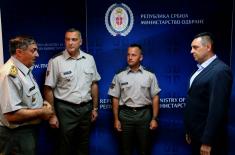 Minister Vulin: Citizens are safe with their Armed Forces