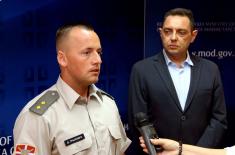 Minister Vulin: Citizens are safe with their Armed Forces