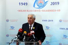 The Company "Milan Blagojević - Namenska" Marked the 70th Anniversary of its Existence