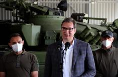 President Vučić in Sremska Mitrovica: The largest order of the Serbian Armed Forces placed with the domestic defence industry