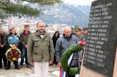 Members of the Serbian Armed Forces marked the Remembrance Day