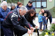 Members of the Serbian Armed Forces marked the Remembrance Day