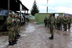 Minister Vulin: The situation in the Ground Safety Zone is peaceful and under control of the Serbian Armed Forces