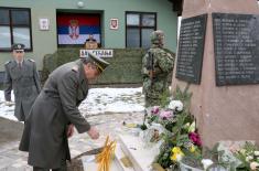 Members of the Serbian Armed Forces marked the Remembrance Day