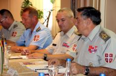 Meeting of Chiefs of Defence of Serbia and Hungary