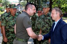 Minister Vulin: Training for Active Duty and Reserve Components is Priority