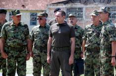 Minister Vulin: Training for Active Duty and Reserve Components is Priority