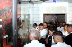 Footballers and Management of “Partizan” Visited the Exhibition “Defence 78”