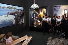 Footballers and Management of “Partizan” Visited the Exhibition “Defence 78”