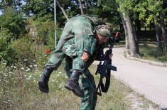 Exercise of the Scouts from the Third Army Brigade