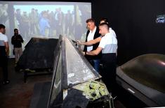 Footballers and Management of “Partizan” Visited the Exhibition “Defence 78”