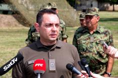 Ministar Vulin: Prioritet obuka aktivnog i rezervnog sastava vojske