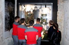 Red Star footballers visit ‘Defence 78’ exhibition  