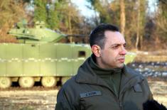 Министар Вулин: Војска Србије је спремна за изазове захваљујући својој памети и знању