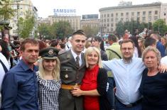 The youngest officers of the Serbian Armed Forces promoted