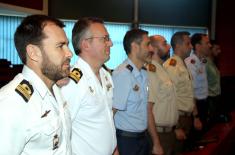 Visit of the delegation of the Joint Staff Course of the Armed Forces of the Kingdom of Spain