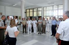 Visit of the delegation of the Joint Staff Course of the Armed Forces of the Kingdom of Spain