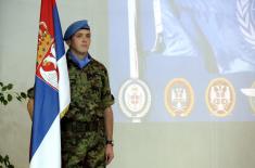 Send-off ceremony for the contingent of the Serbian Armed Forces to the UN Mission in Central African Republic