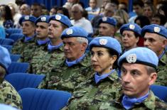 Send-off ceremony for the contingent of the Serbian Armed Forces to the UN Mission in Central African Republic