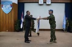 Send-off ceremony for the contingent of the Serbian Armed Forces to the UN Mission in Central African Republic