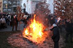 Members of the Ministry of Defence and Serbian Armed Forces Observed the Day before Christmas