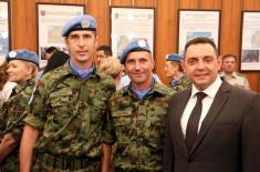 Send-off ceremony for the contingent of the Serbian Armed Forces to the UN Mission in Central African Republic