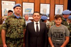 Send-off ceremony for the contingent of the Serbian Armed Forces to the UN Mission in Central African Republic