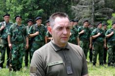 Minister Vulin: Without a strong army there is no peaceful and stable Serbia