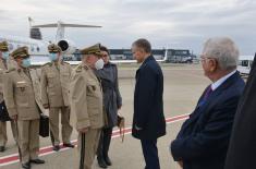 Ministar Stefanović dočekao načelnika Generalštaba armije Alžira