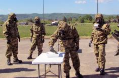 Обука припадника Мађарске војске у Центру АБХО