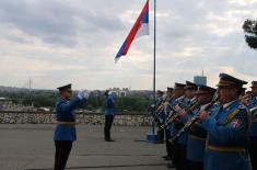 Gun salute on the occasion of the Victory Day