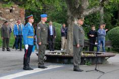 Gun salute on the occasion of the Victory Day