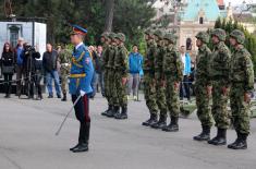 Gun salute on the occasion of the Victory Day