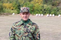 Training of reservists at the Krivul firing range near Zaječar