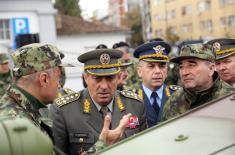 Dress rehearsal of SAF operational capabilities demonstration at the ceremony in Novi Sad