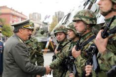 Dress rehearsal of SAF operational capabilities demonstration at the ceremony in Novi Sad