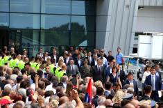 Opening of the “Morava” Airport for International Civilian Air Traffic