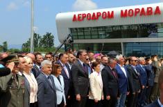 Opening of the “Morava” Airport for International Civilian Air Traffic