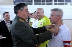 Sportski susret srpske i mađarske vojske 