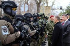 Joint exercise of the members of “Cobras“, “Hawks“ (Sokolovi) , Special Anti-Terrorist Unit (SAJ) and Navy SEALs