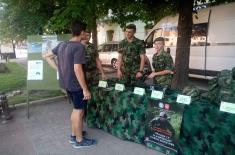 Promotion of voluntary military service in Vršac