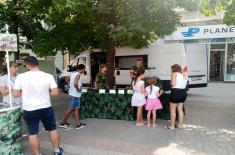 Promotion of voluntary military service in Vršac