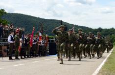 Провера припремљености за свечаност уручења војних застава 72. бригади за специјалне операције и 63. падобранској бригади