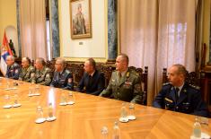 The meeting of the Minister of Defence with the students of Advanced Security and Defence Studies