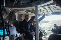 Minister Stefanović visits Weapons and Military Equipment Testing Centre in Nikinci