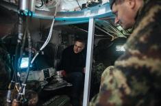 Minister Stefanović visits Weapons and Military Equipment Testing Centre in Nikinci