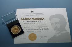 Gold medals to members of the Ministry of Defence at the exhibition "Inventions – Belgrade 2016"